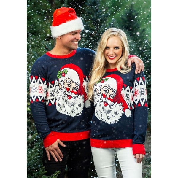 Ugly Christmas Sweater — Funny Santa Holiday Party Sweater