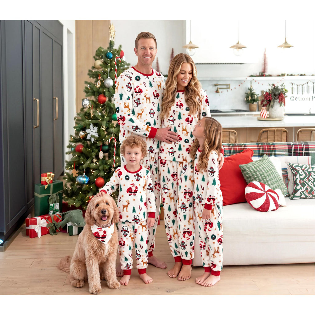Matching Family Christmas Pajamas — Holiday Sleepwear Set