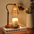 Dimmable candle warmer lamp with timer