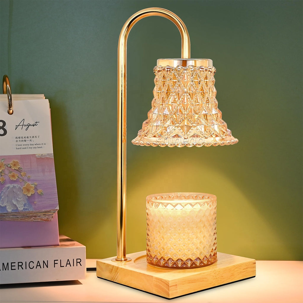 Candle warmer lamp with dimming control
