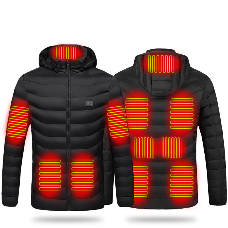 USB rechargeable heated winter jacket